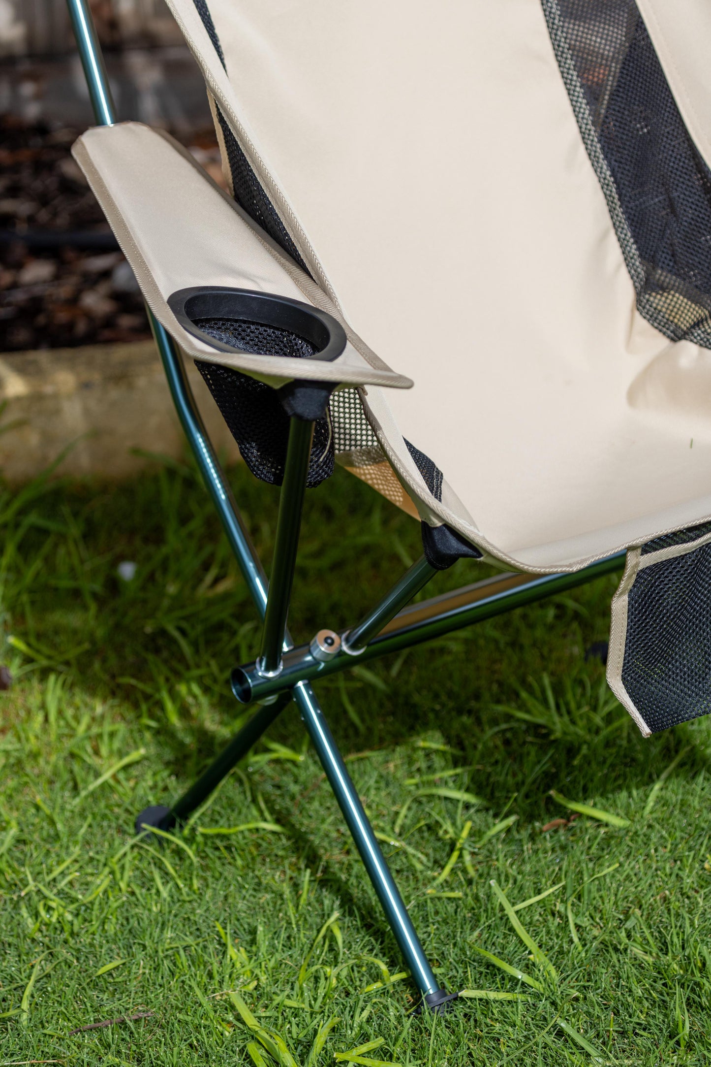 Compact Camp Chair with Armrest